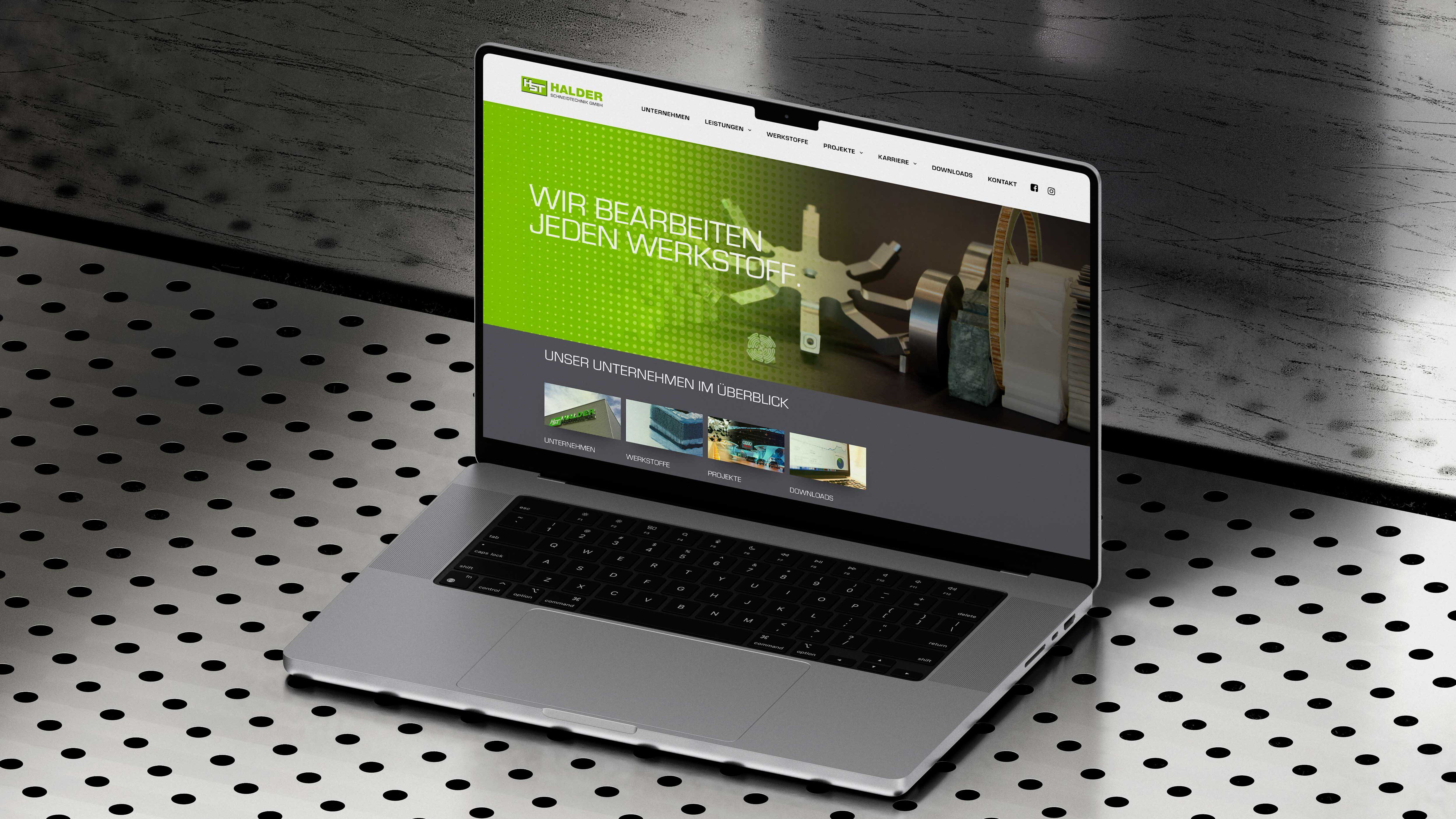 Halder Schneidtechnik Website-Relaunch – Optimierung der Online-Präsenz für Schneidtechnik