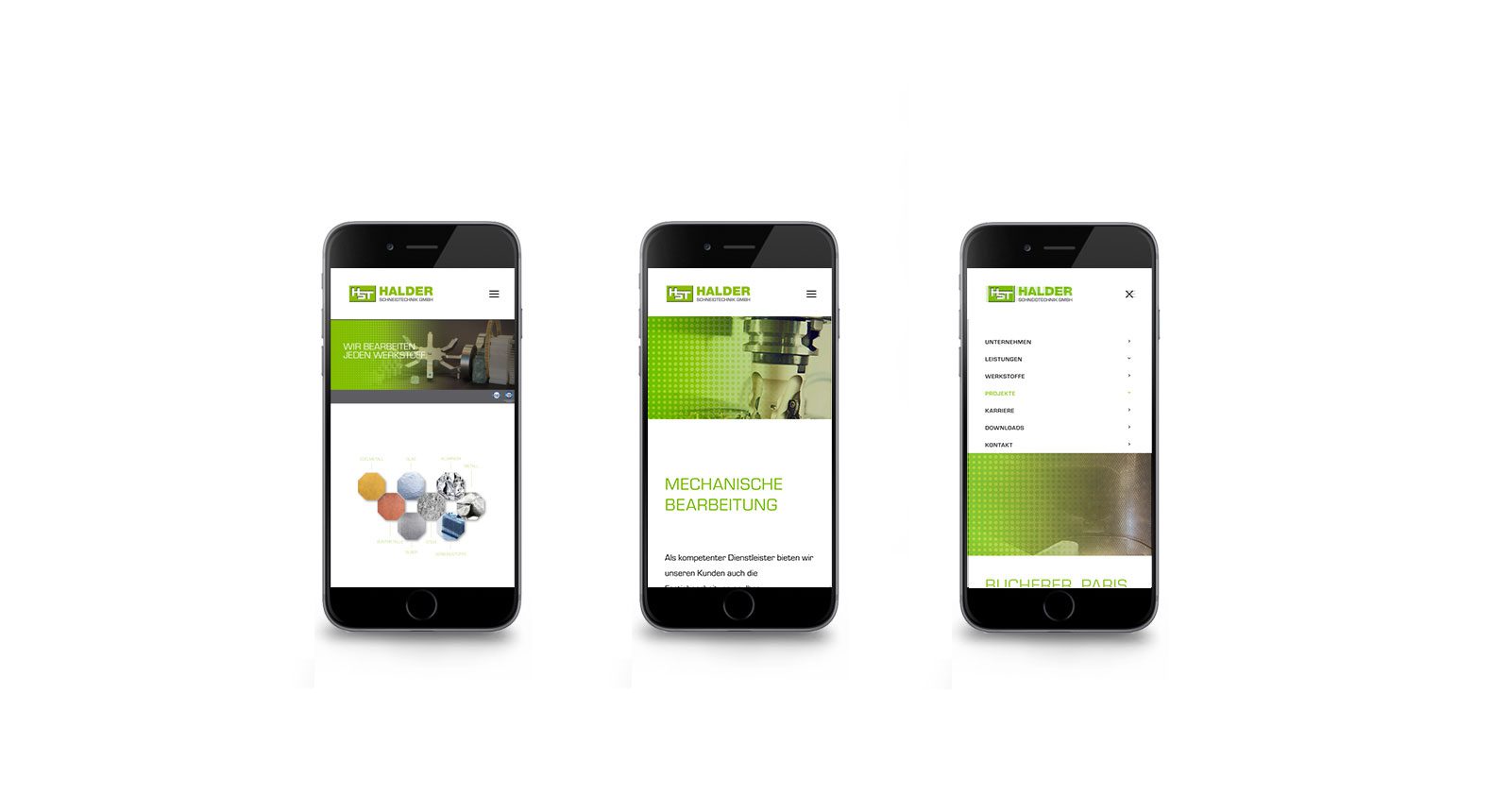Halder Schneidtechnik Website Relaunch
