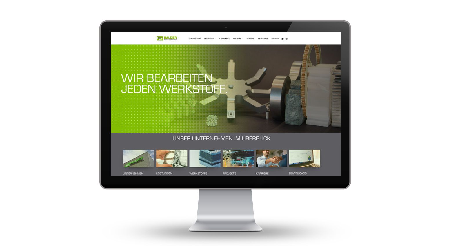 Halder Schneidtechnik Website Relaunch