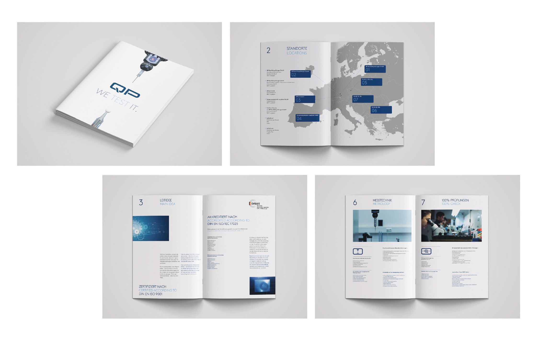 Corporate-Design &ndash; QP MarkenprozessQP Gruppe Brosch&uuml;re